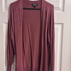 Express Women's Mauve Cardigan